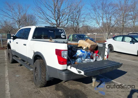 2017 Nissan Titan Xd Platinum Reserve Diesel from USA, damaged, VIN 1N6BA1F43HN553162